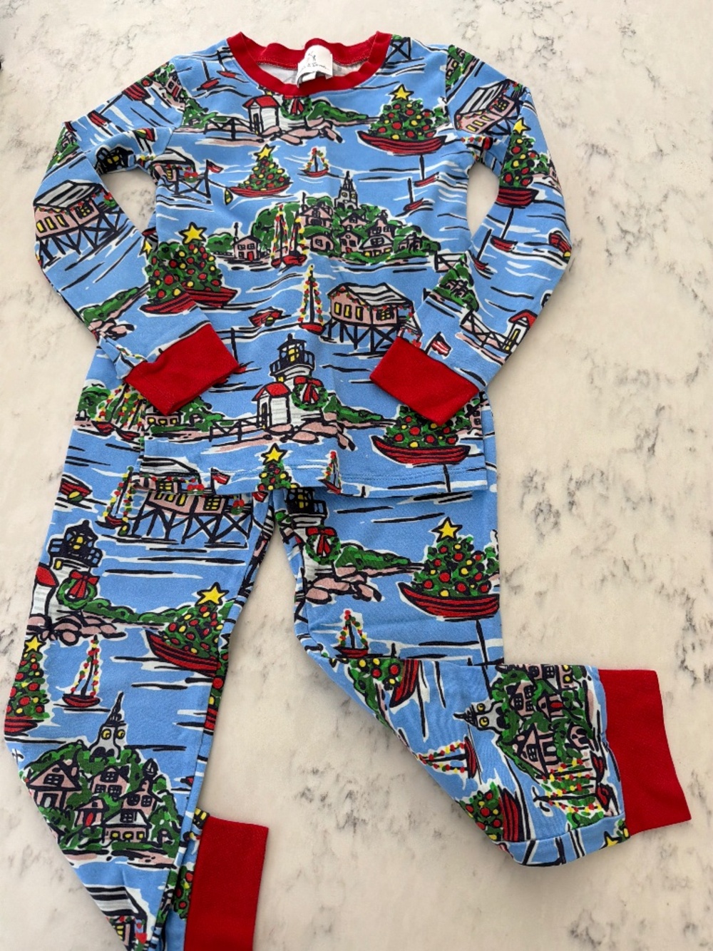 Two Piece Long Sleeve Nantucket Holiday Pajamas